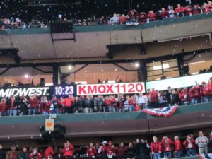 KMOX Busch Stadium Booth 2011