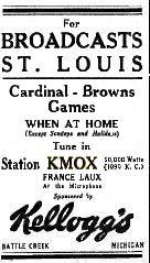 KMOX ad 1935