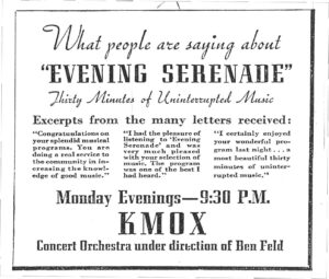 KMOX ad 1938