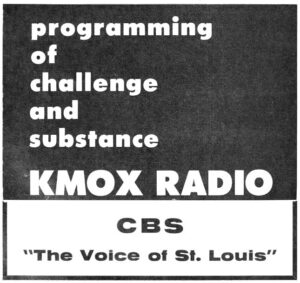 KMOX Ad 1964