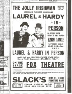 KMOX Ad Laurel & Hardy