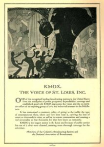 KMOX Ad 1927